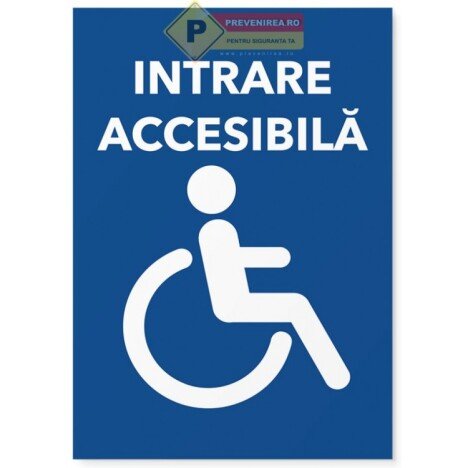 Indicator pentru intrare accesibila