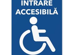 Indicator pentru intrare accesibila